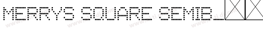 MERRYS Square Semib字体转换